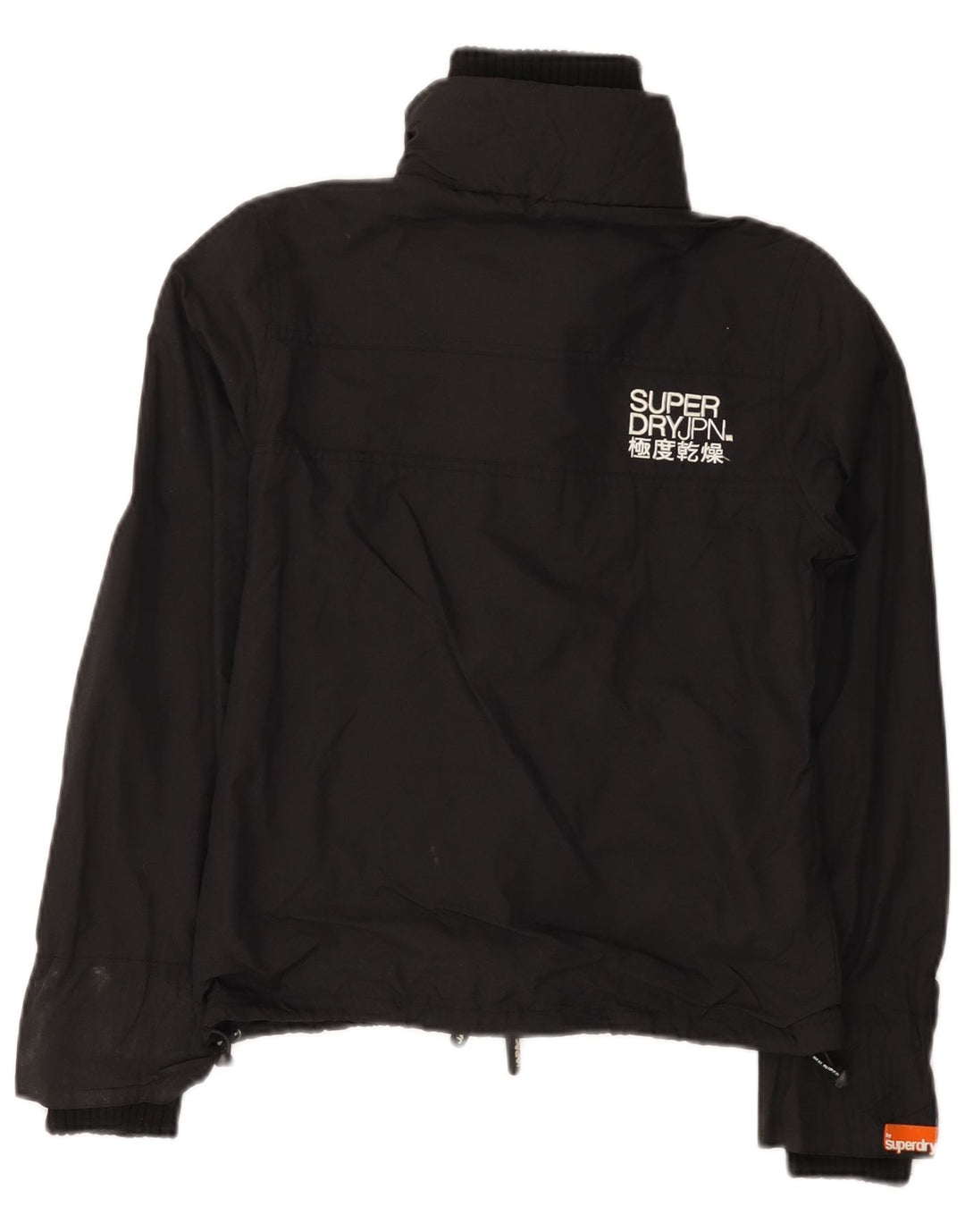 Superdry Γυναικείο γραφικό μπουφάν βροχής UK 6 XS μαύρο νάιλον