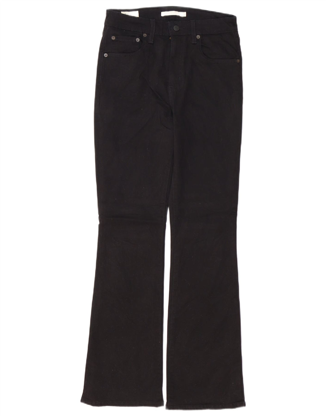 LEVI'S Γυναικείο 725 ψηλό μποτάκι τζιν W28 L30 μαύρο βαμβακερό