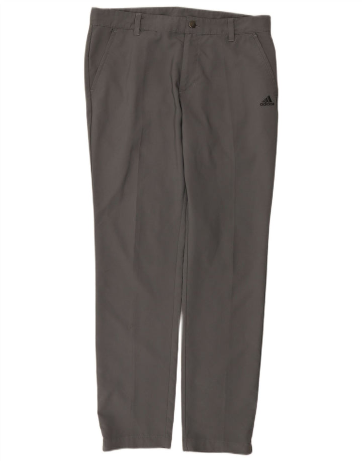 Ανδρικό Slim Chino Παντελόνι Adidas W32 L32 Γκρι Πολυεστέρας