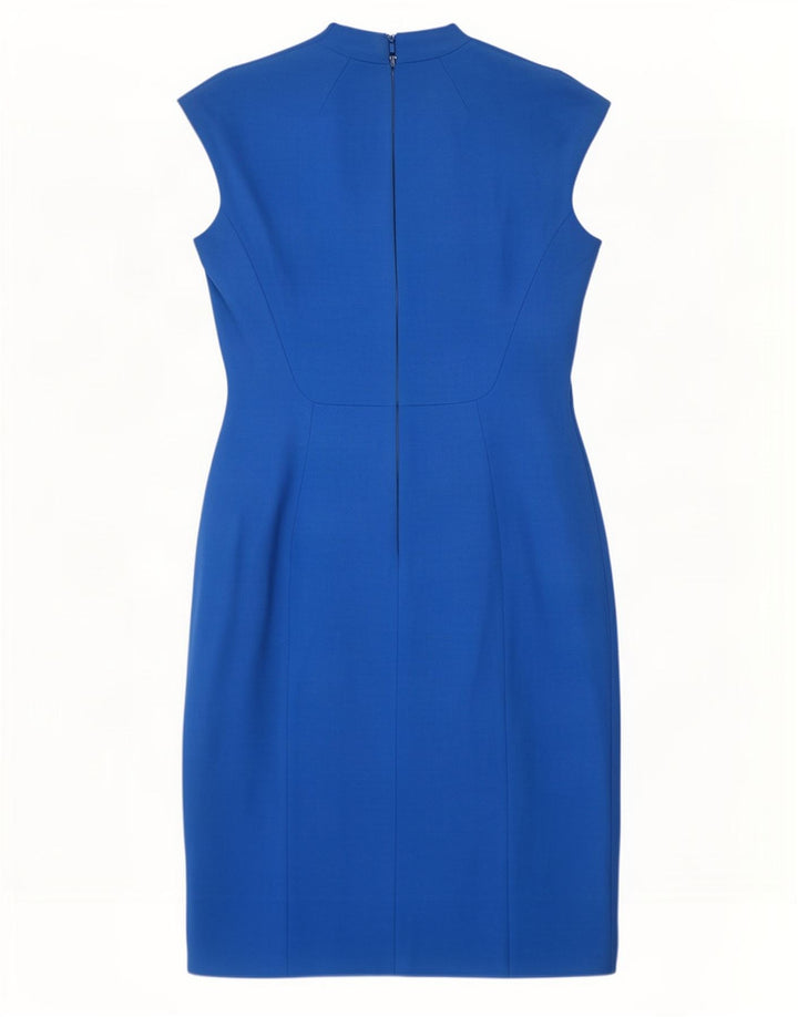 Γυναικείο φόρεμα με θήκη Karen Millen UK 14 Medium Blue Viscose