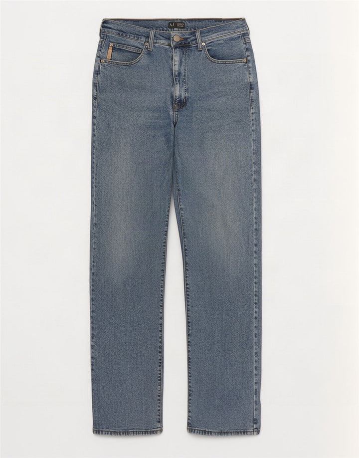 Armani Ανδρικό τζιν ίσιο W32 L32 Μπλε βαμβακερό