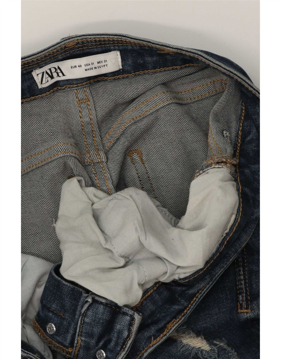 Zara Ανδρικά στενά τζιν EU 40 Medium W31 L30 Blue