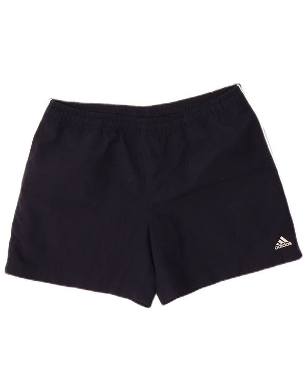 Γυναικείο αθλητικό σορτς Adidas UK 8 Small Navy Blue Polyester