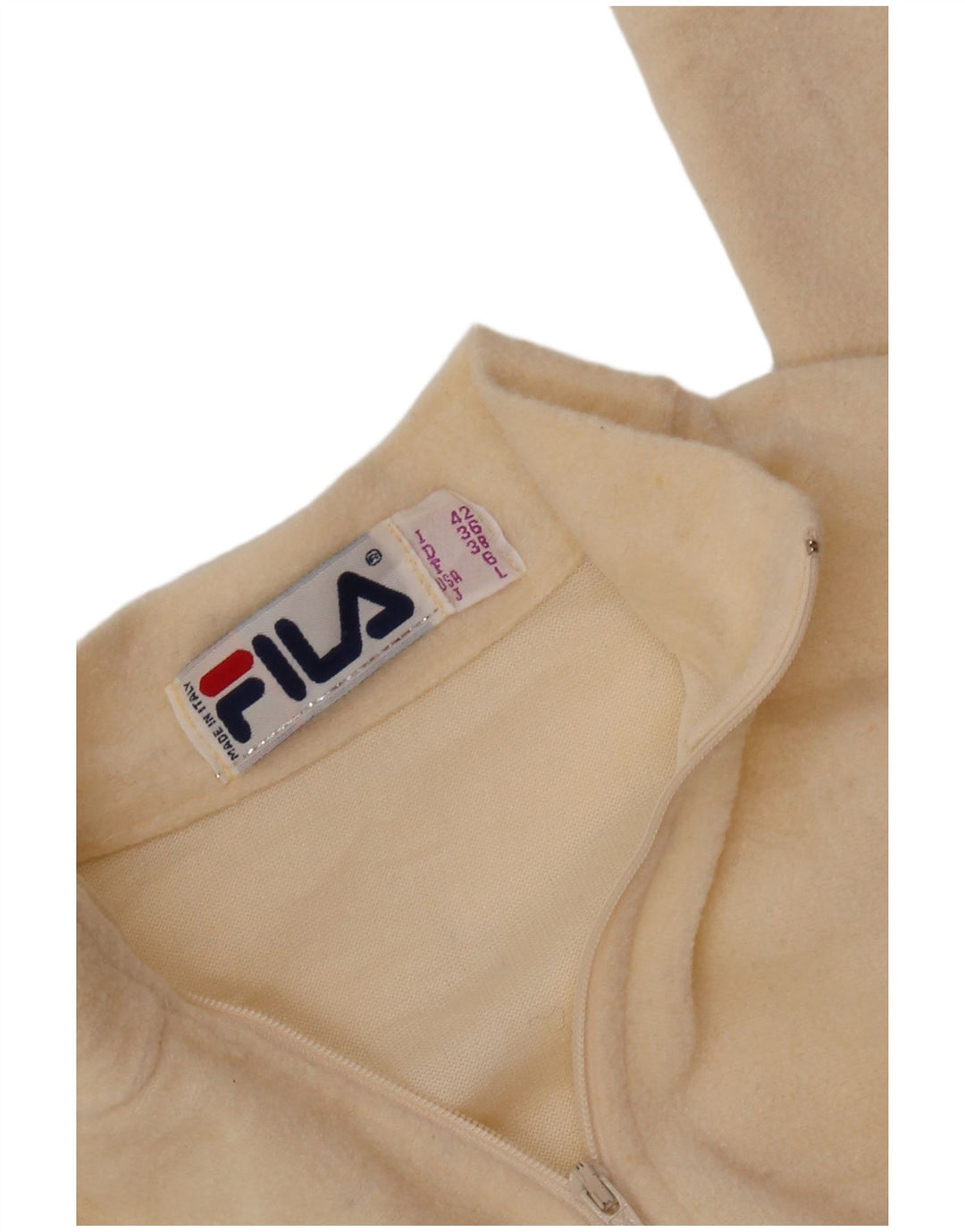 Γυναικείο μακρυμάνικο φλις φορμάκι FILA IT 42 Medium Off White