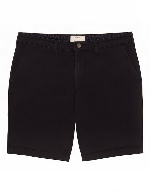 Marks & Spencer Ανδρικό σορτς Chino μεγάλο W34 Navy Blue βαμβακερό