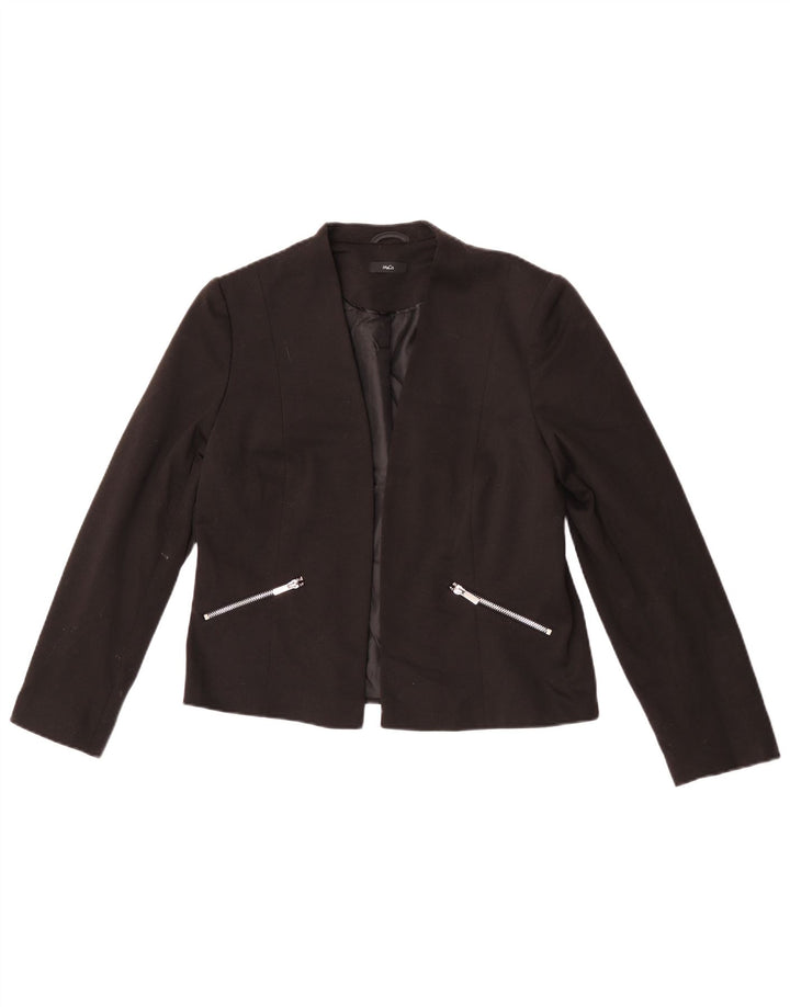 M&Co Γυναικείο Open Blazer Jacket UK 12 Medium Black Polyester