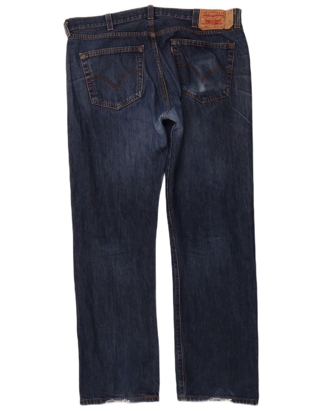 LEVI'S Ανδρικό τζιν 501 ίσιο W40 L34 Navy Blue Cotton