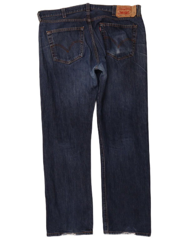 LEVI'S Ανδρικό τζιν 501 ίσιο W40 L34 Navy Blue Cotton