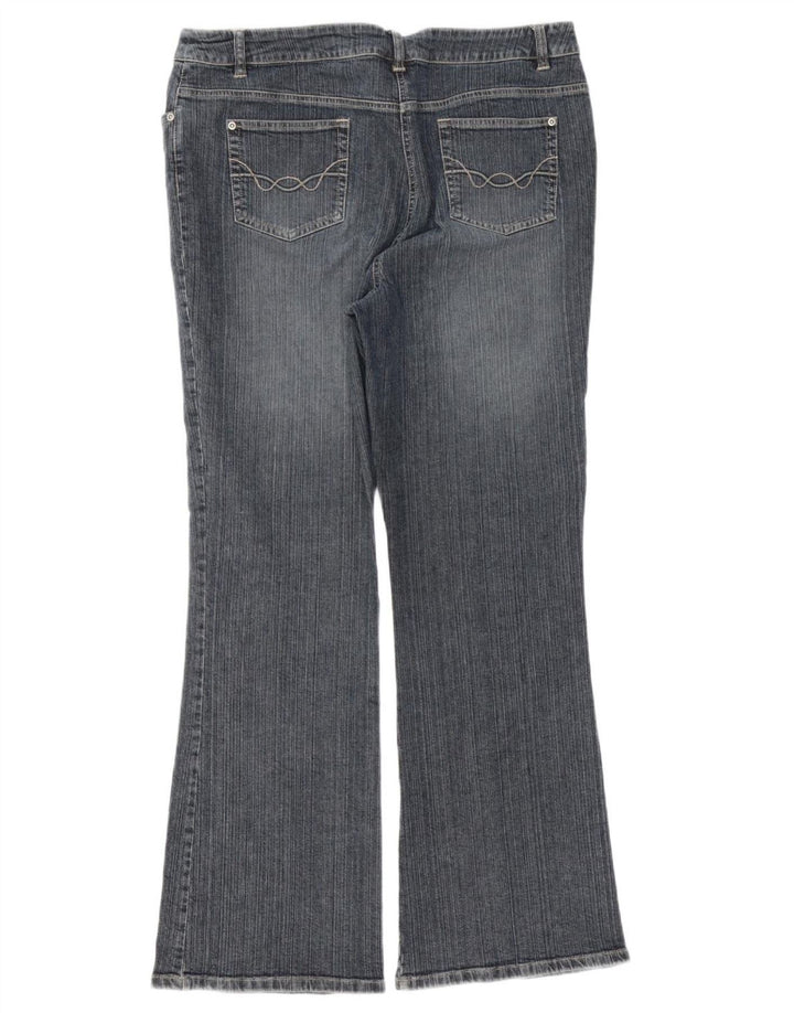 WALLIS Γυναικεία Bootcut Jeans UK 16 Large W38 L32 Μπλε βαμβακερό