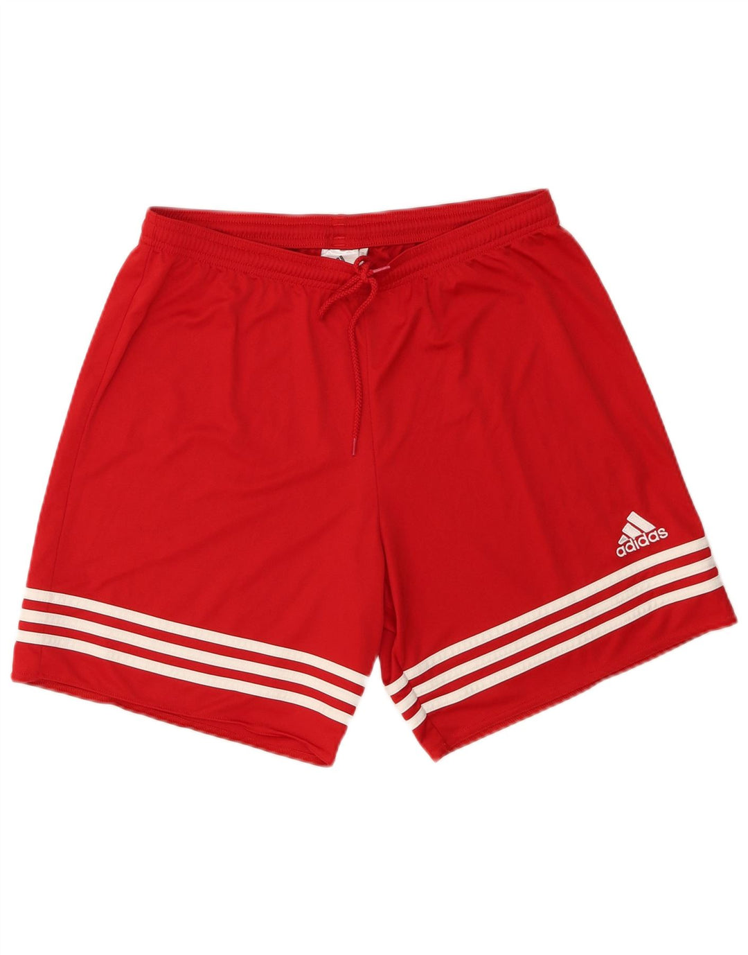 Ανδρικό σορτς Adidas Climalite με μεγάλο κόκκινο πολυεστέρα
