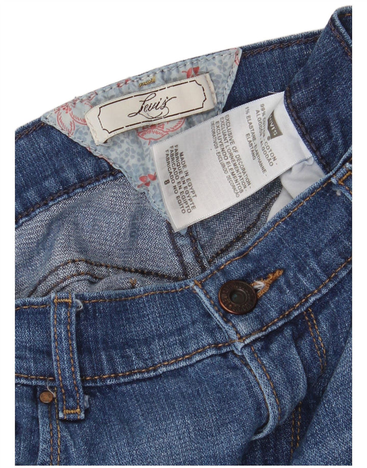 LEVI'S Γυναικείο Capri Jeans US 8 Medium W30 L20 Blue Cotton