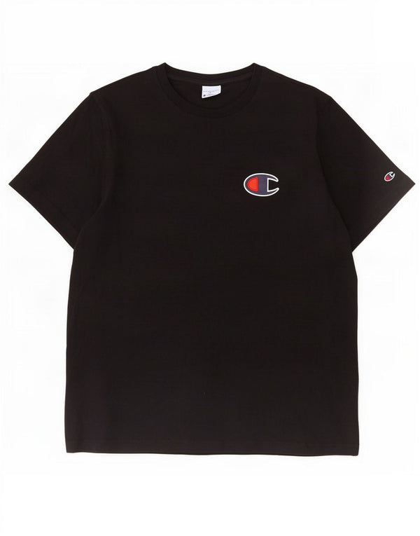 Ανδρικό T-Shirt Champion Graphic Top 2XL Μαύρο