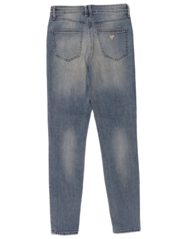 Guess Γυναικείο Skinny Jeans W28 L28 Blue Cotton