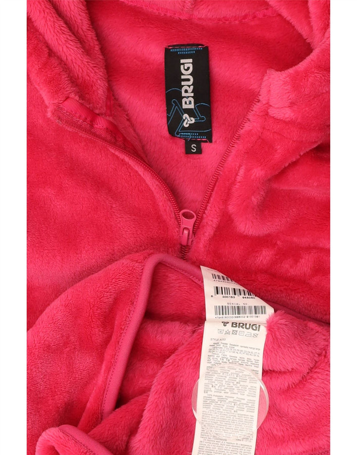 BRUGI Γυναικείο Fleece Jacket UK 10 Small Pink Polyester