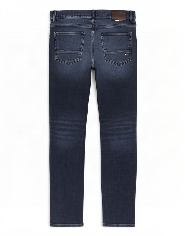 Tommy Hilfiger Mens Bleecker Slim Jeans W34 L30 Navy Blue Cotton