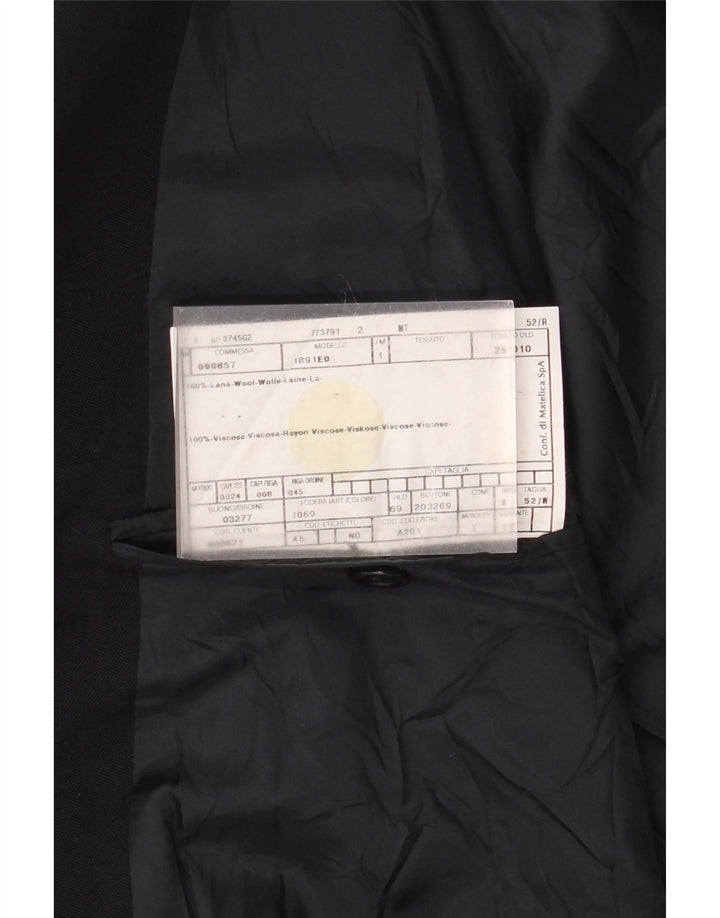 Armani Collezioni Ανδρικό σακάκι με 3 κουμπιά μπλέιζερ IT 52 XL Navy Blue Viscose