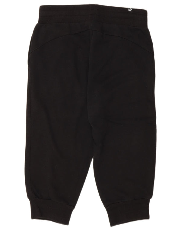 Puma Γυναικεία φόρμα Capri Παντελόνι Joggers UK 10 Small Black Cotton