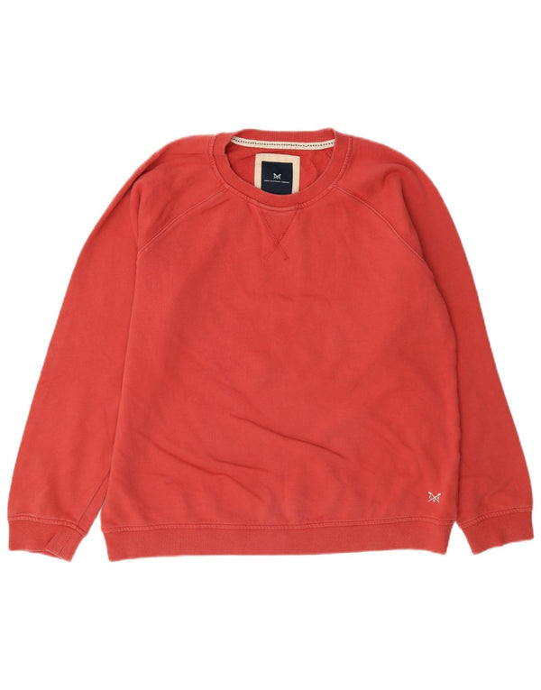 Crew Clothing Γυναικεία φούτερ Jumper UK 14 Large Red Cotton
