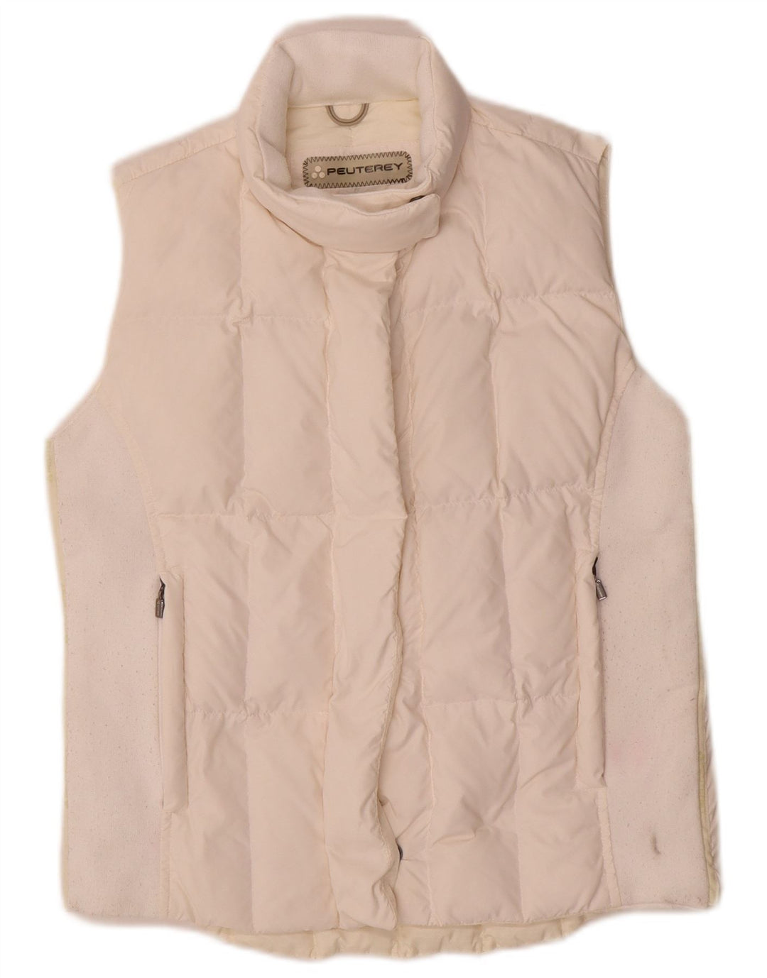 PEUTEREY Γυναικείο Gilet με επένδυση EU 42 Large White Nylon