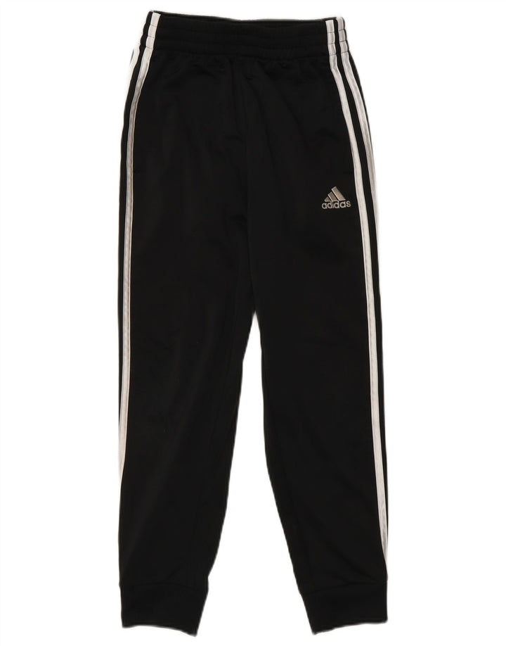 Adidas Boys αθλητική φόρμα παντελόνι Joggers 7-8 ετών Μικρό μαύρο πολυεστέρα