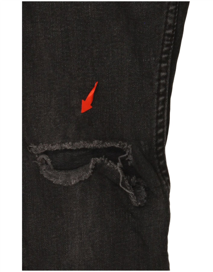 ZARA Γυναικείο στενό τζιν EU 40 Medium W31 L25 Μαύρο βαμβακερό