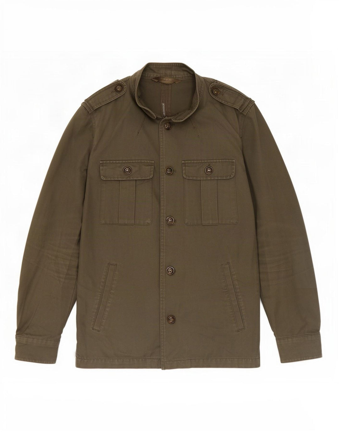 Zara Ανδρικό Military Jacket UK 38 Medium Khaki Cotton