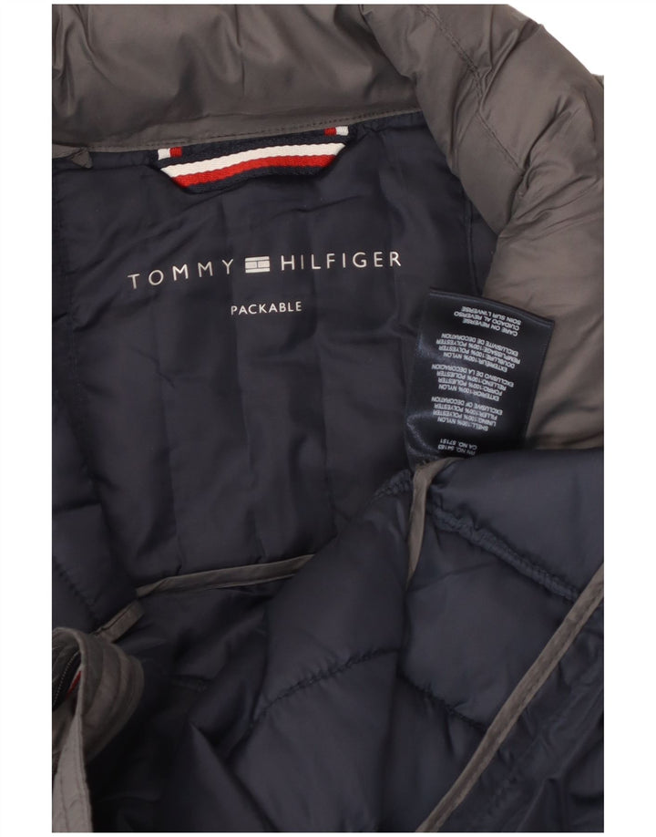 TOMMY HILFIGER Ανδρικό μπουφάν με επένδυση UK 36 Small Grey Nylon