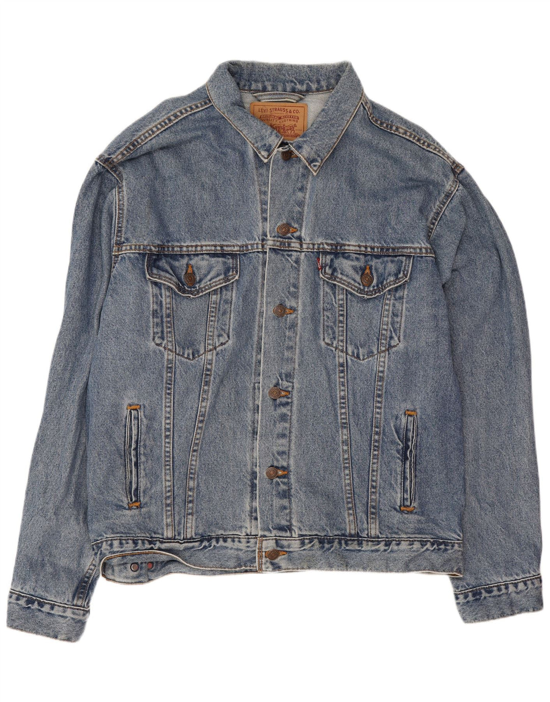 Ανδρικό τζιν μπουφάν Levi's UK 40 μεγάλο μπλε βαμβακερό