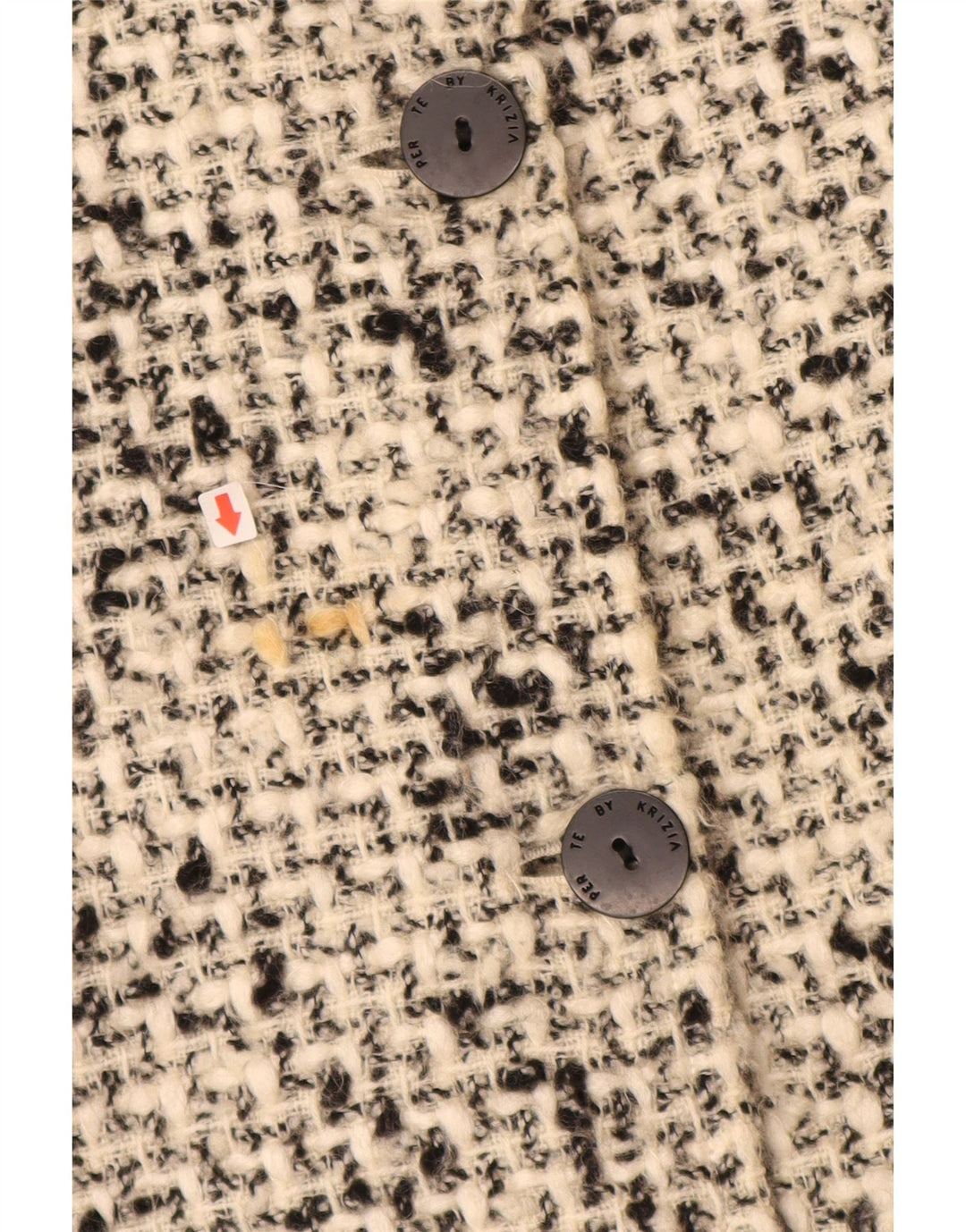 PERTE BY KRIZIA Γυναικείο Oversized Πανωφόρι Μέγεθος 21 Medium Beige Flecked