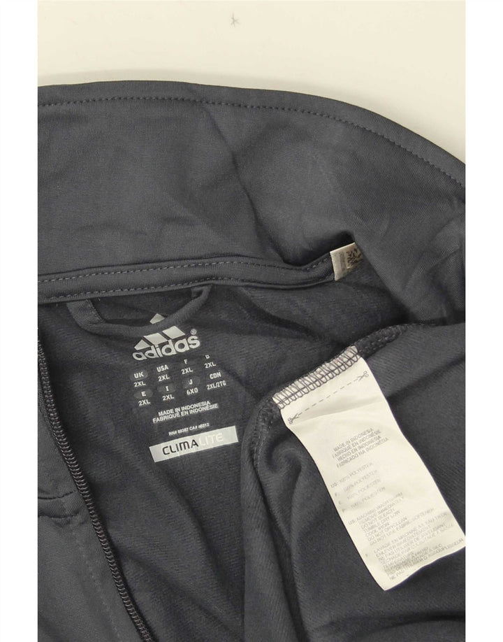 Ανδρική φόρμα Adidas Climalite Top Jacket 2XL Grey Polyester
