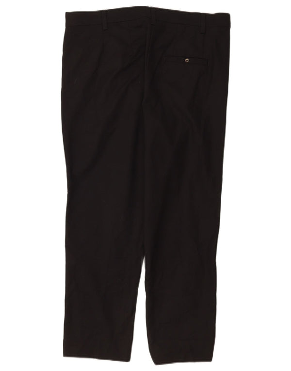 Marks & Spencer Γυναικείο Cropped Παντελόνι UK 12 Medium W30 L24 Black