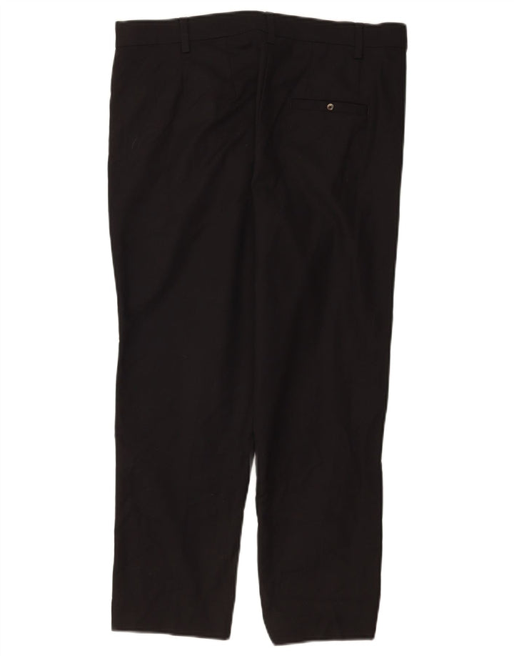 Marks & Spencer Γυναικείο Cropped Παντελόνι UK 12 Medium W30 L24 Black