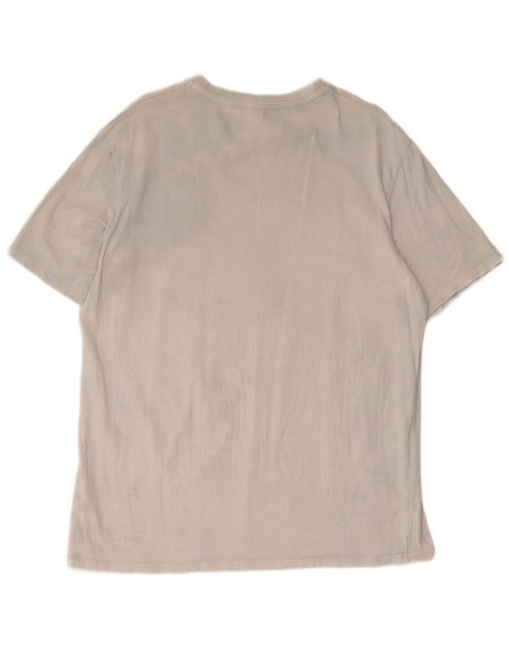 Ανδρικό T-Shirt Ted Baker Top μεγάλο γκρι βαμβακερό