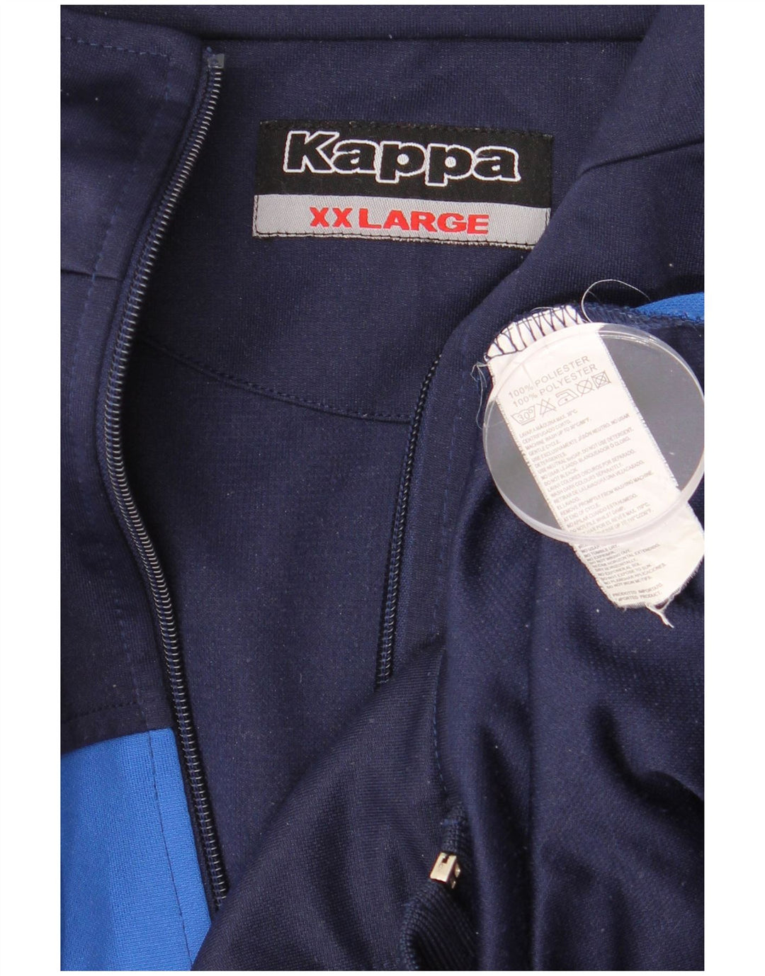 Ανδρική φόρμα Kappa Top Jacket 2XL Navy Blue Colorblock Polyester