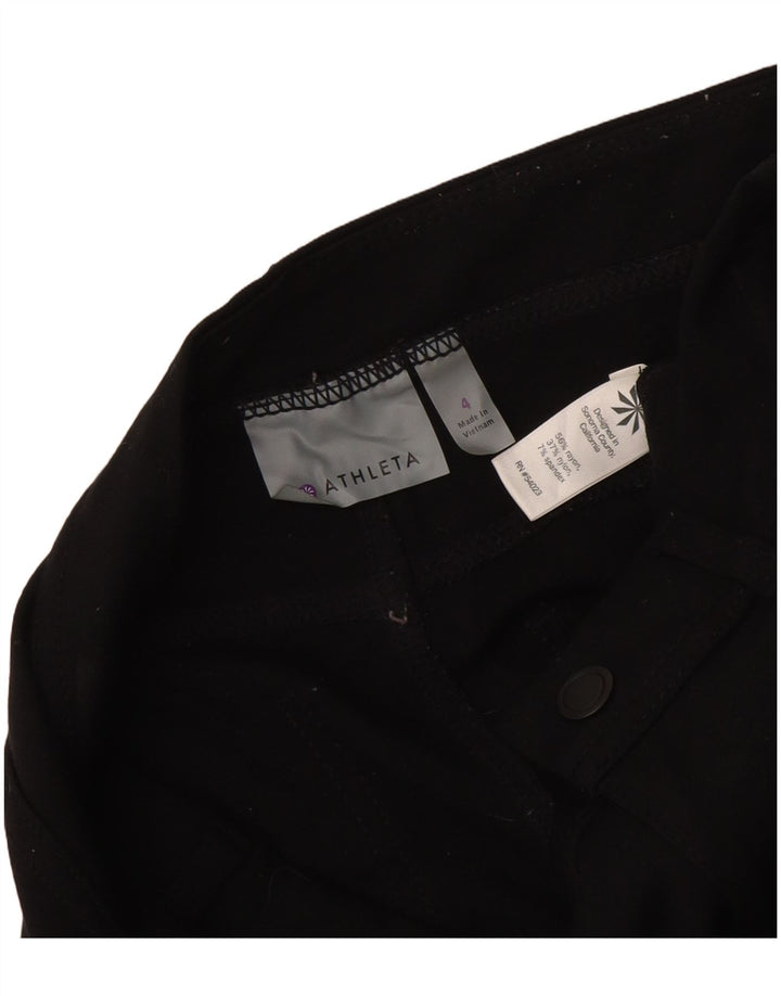 Athleta Γυναικείο Slim Casual Παντελόνι US 4 Small W27 L29 Black Rayon