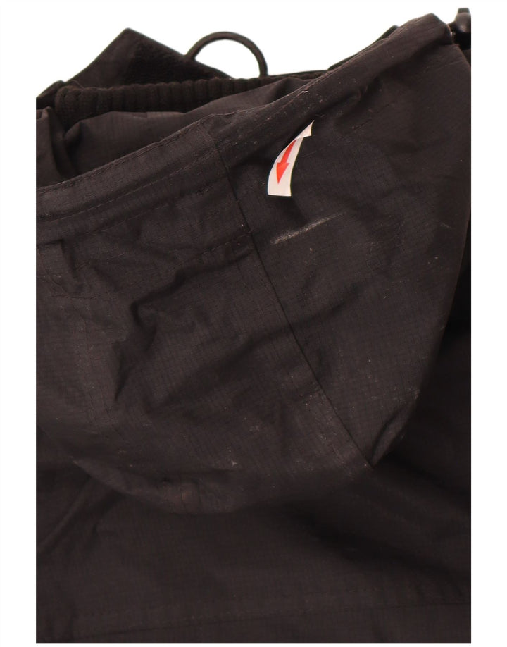Superdry γυναικείο μπουφάν βροχής με κουκούλα UK 12 Medium Black Nylon