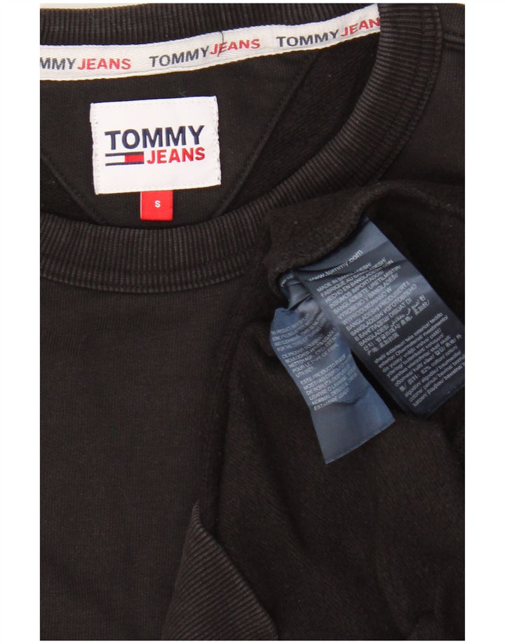Γραφικό ανδρικό φούτερ Tommy Hilfiger Jumper Μικρό μαύρο βαμβακερό