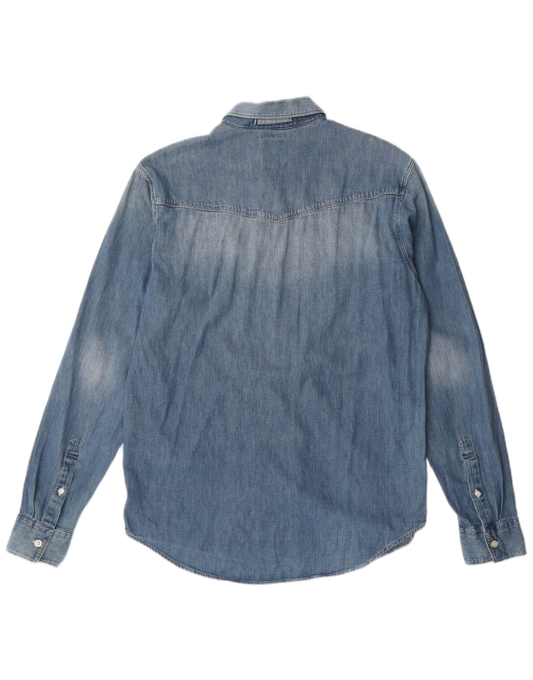 Ανδρικό τζιν πουκάμισο Levi's Standard Fit, μεσαίο μπλε βαμβακερό