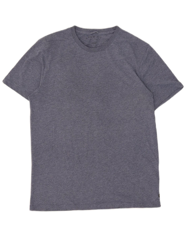 Vintage Ανδρικό T-Shirt Top μεγάλο μπλε βαμβακερό