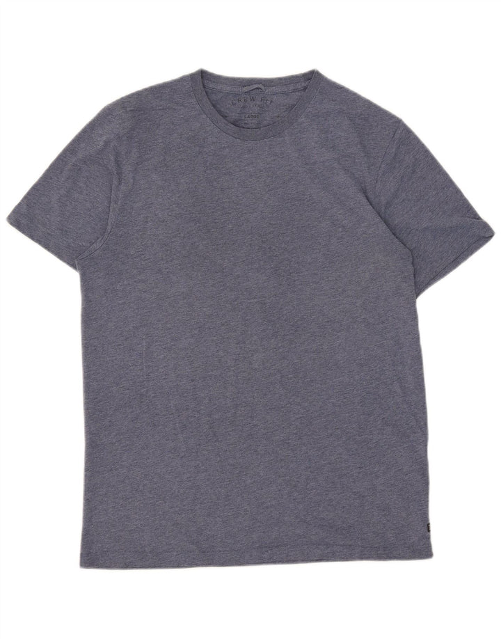 Vintage Ανδρικό T-Shirt Top μεγάλο μπλε βαμβακερό
