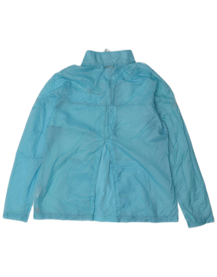 PUMA Γυναικείο μπουφάν βροχής UK 12 Medium Blue Nylon