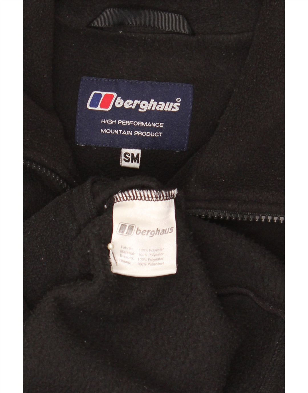 Berghaus Ανδρικό Fleece Jacket UK 36 Small Black Polyester