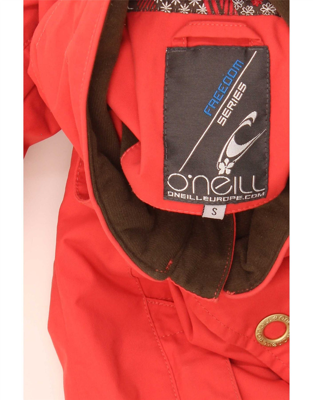 O'Neill Γυναικείο Windbreaker Jacket UK 10 Small Red Nylon