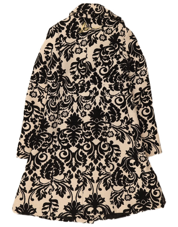 Γυναικείο παλτό γραφικό ουράνιο τόξο Desigual EU 38 Medium Beige Floral