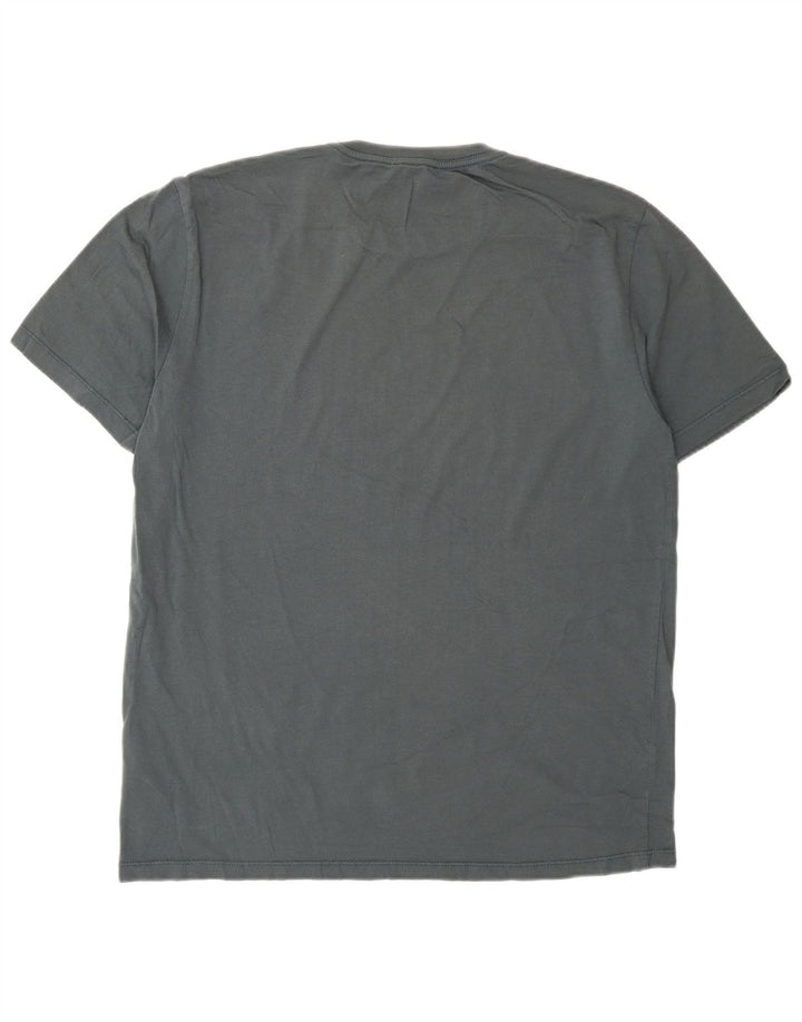 Ανδρικό T-Shirt Reiss Top μεγάλο μπλε βαμβακερό