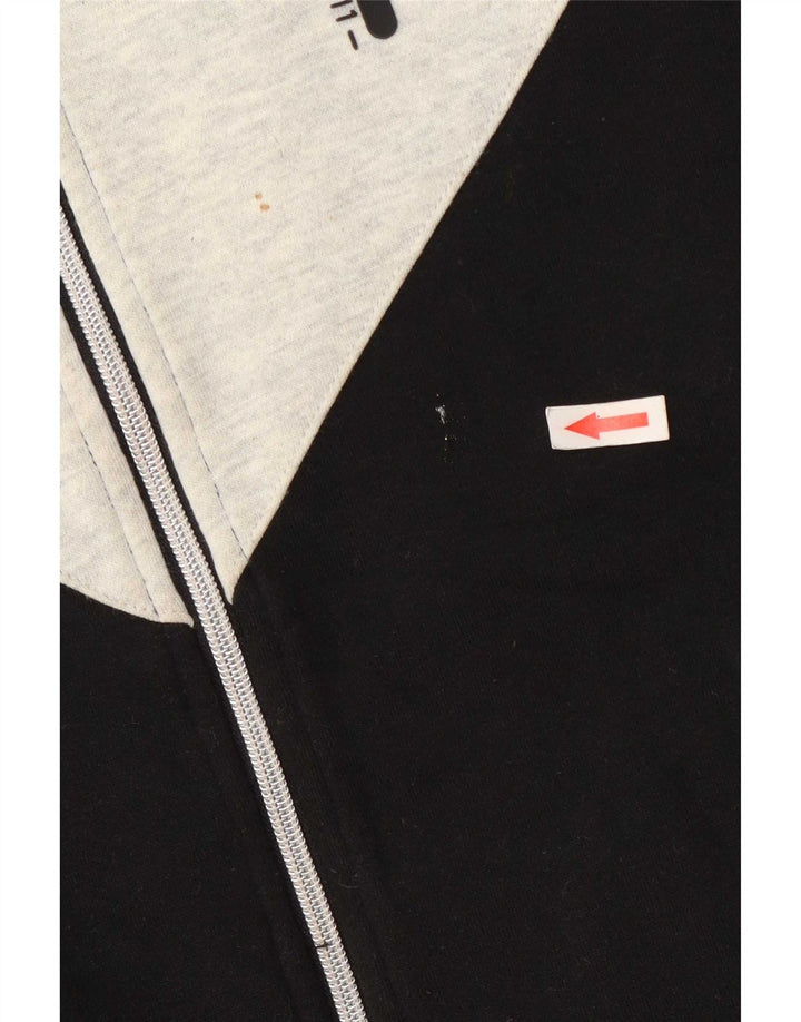 Fila Γυναικεία αθλητική φόρμα Top Jacket UK 10 Small Black Colourblock Polyester