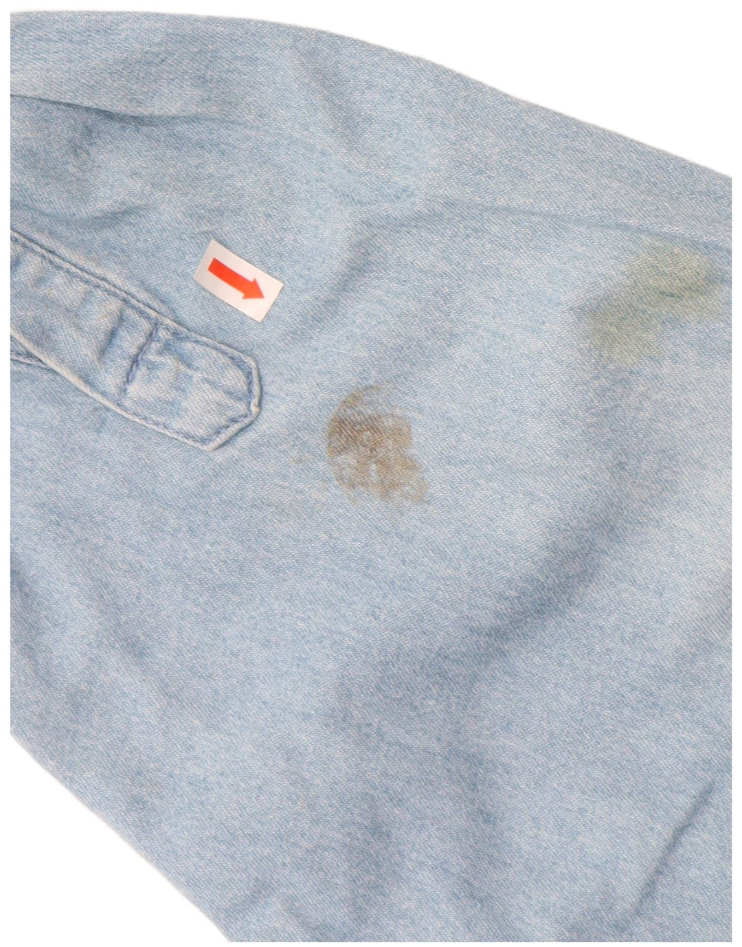 JOHN BANER Ανδρικό τζιν πουκάμισο 3XL μπλε βαμβακερό