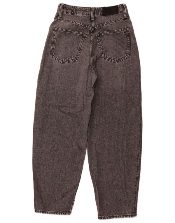 TOMMY HILFIGER Γυναικείο Eva ψηλόμεσο τζιν κωνικό W25 L25 γκρι βαμβακερό