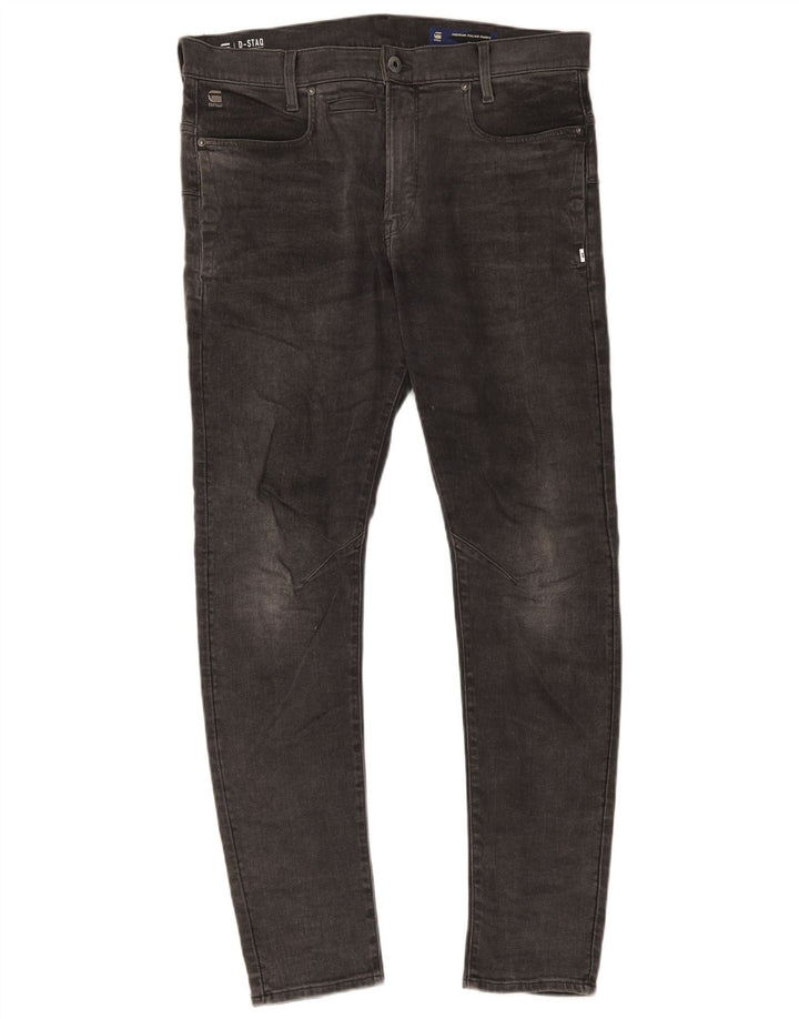 Ανδρικό Slim Jeans G-Star W34 L34 Γκρι βαμβακερό