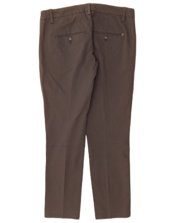 DONDUP Γυναικείο Παντελόνι Chino Slim Fit W28 L28 Γκρι βαμβακερό